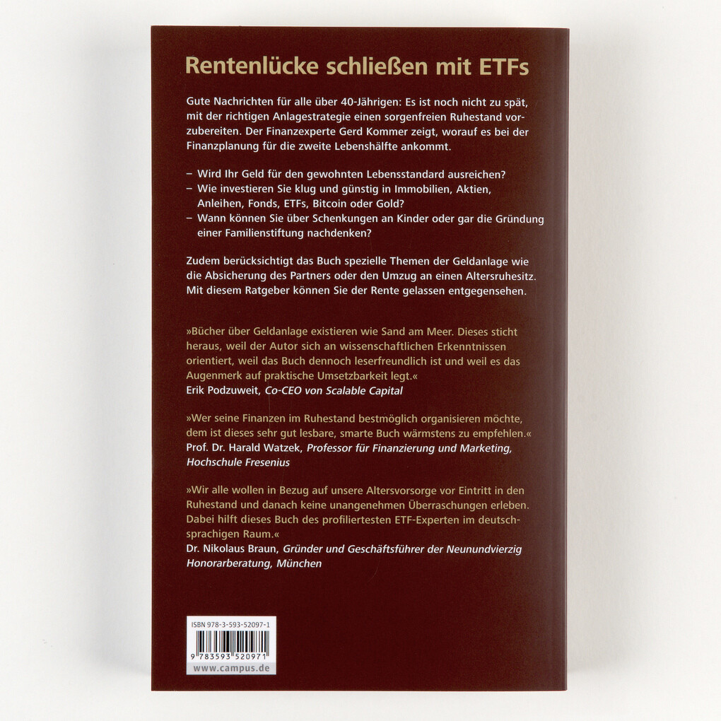 Weitere Ansicht: Souverän investieren vor und im Ruhestand | Gerd Kommer