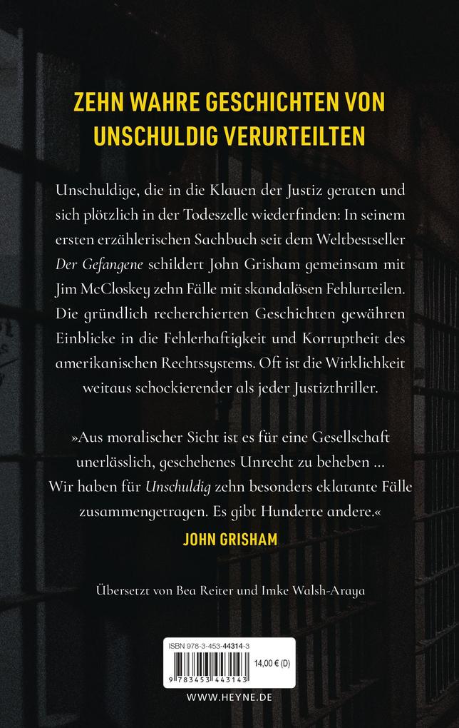 Weitere Ansicht: Unschuldig | John Grisham, Jim McCloskey