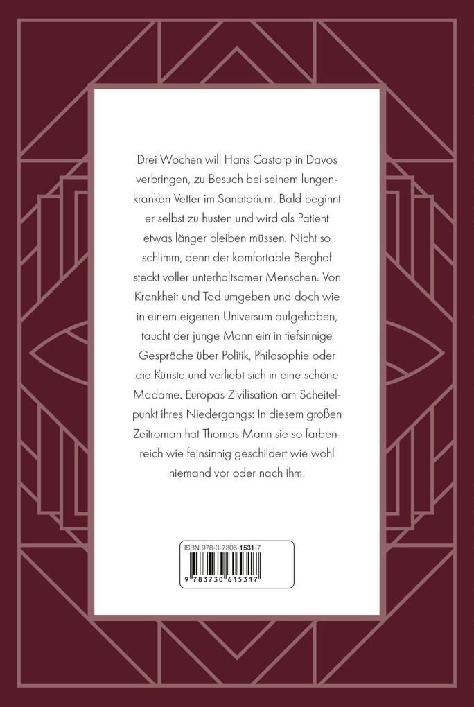 Weitere Ansicht: Der Zauberberg. Roman | Thomas Mann