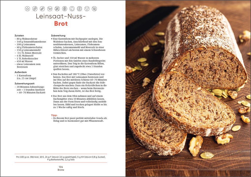 Weitere Ansicht: Fit & schlank mit Brot | Michaela Axt-Gadermann, Johannes Dackweiler