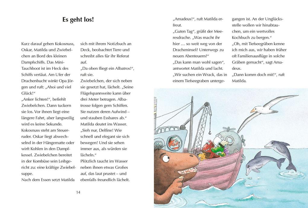 Weitere Ansicht: Alles klar! Der kleine Drache Kokosnuss erforscht die Ozeane | Ingo Siegner