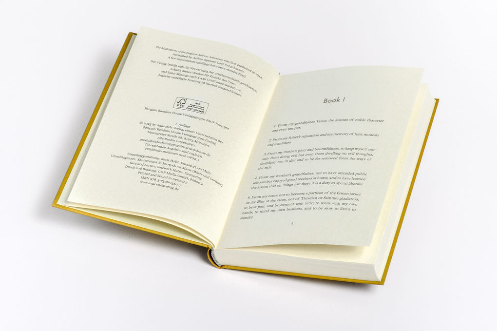 Weitere Ansicht: Aurelius - Meditations. A special edition hardcover embossed with silver foil | Marcus Aurelius, Marc Aurel