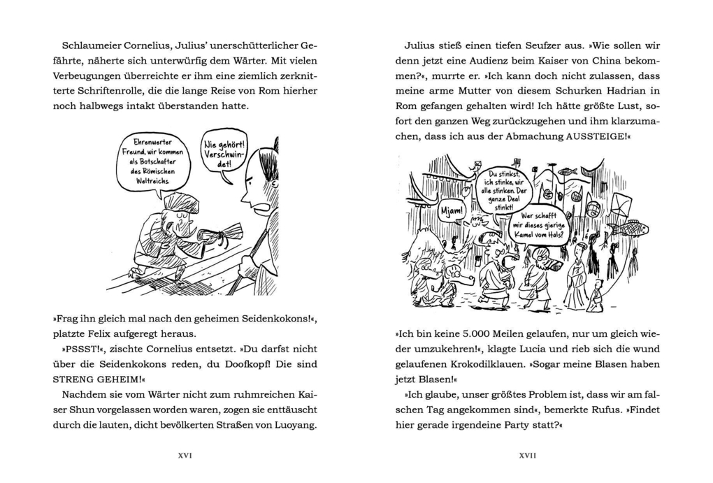 Weitere Ansicht: Julius Zebra - Aufruhr im alten China | Gary Northfield