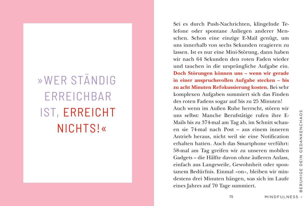 Weitere Ansicht: Die 1-Minuten-Strategie gegen mentale Erschöpfung | Cordula Nussbaum