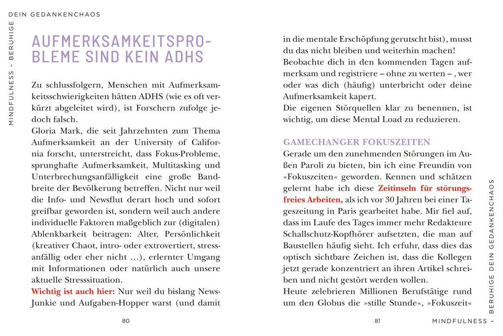 Weitere Ansicht: Die 1-Minuten-Strategie gegen mentale Erschöpfung | Cordula Nussbaum