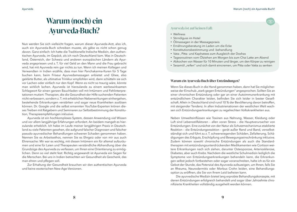 Weitere Ansicht: Ayurveda - stark gegen Entzündungen | Syal Kumar, Thomas Rampp