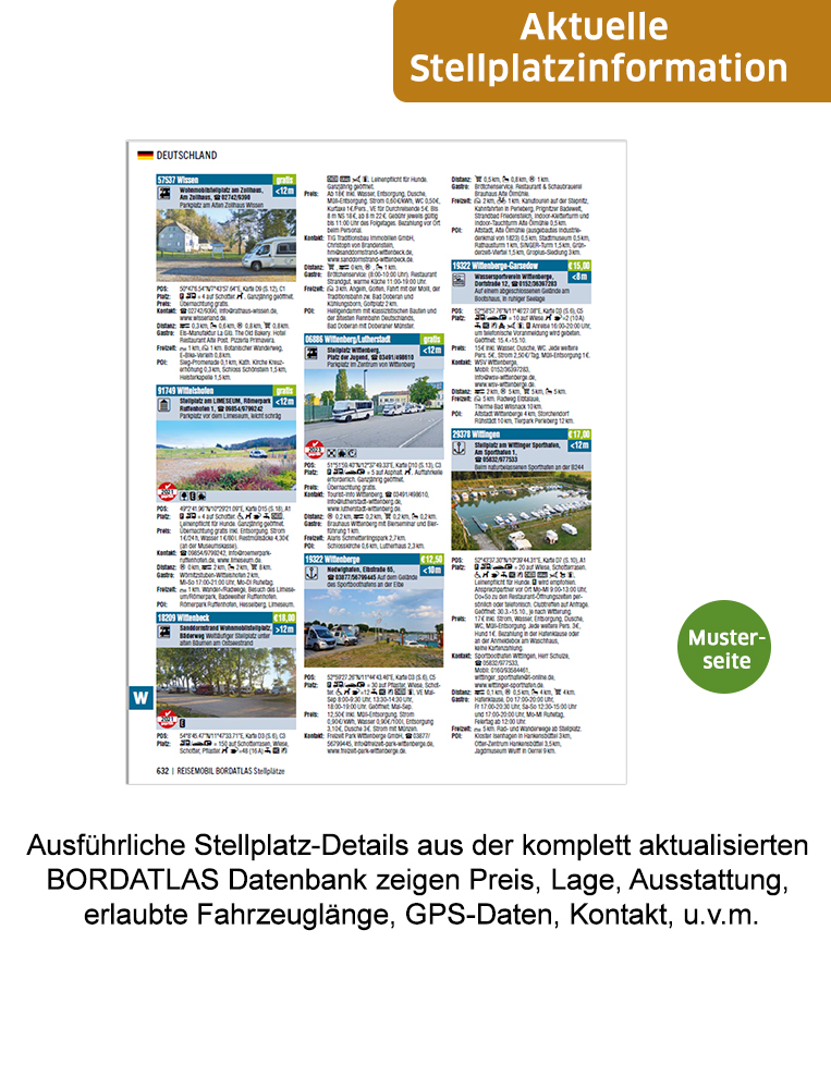 Weitere Ansicht: Bordatlas Stellplatzführer 2026