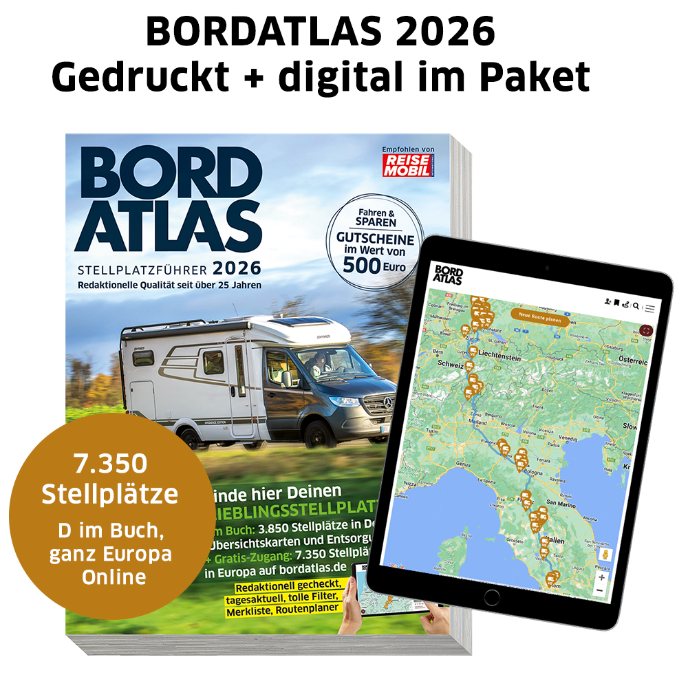 Weitere Ansicht: Bordatlas Stellplatzführer 2026