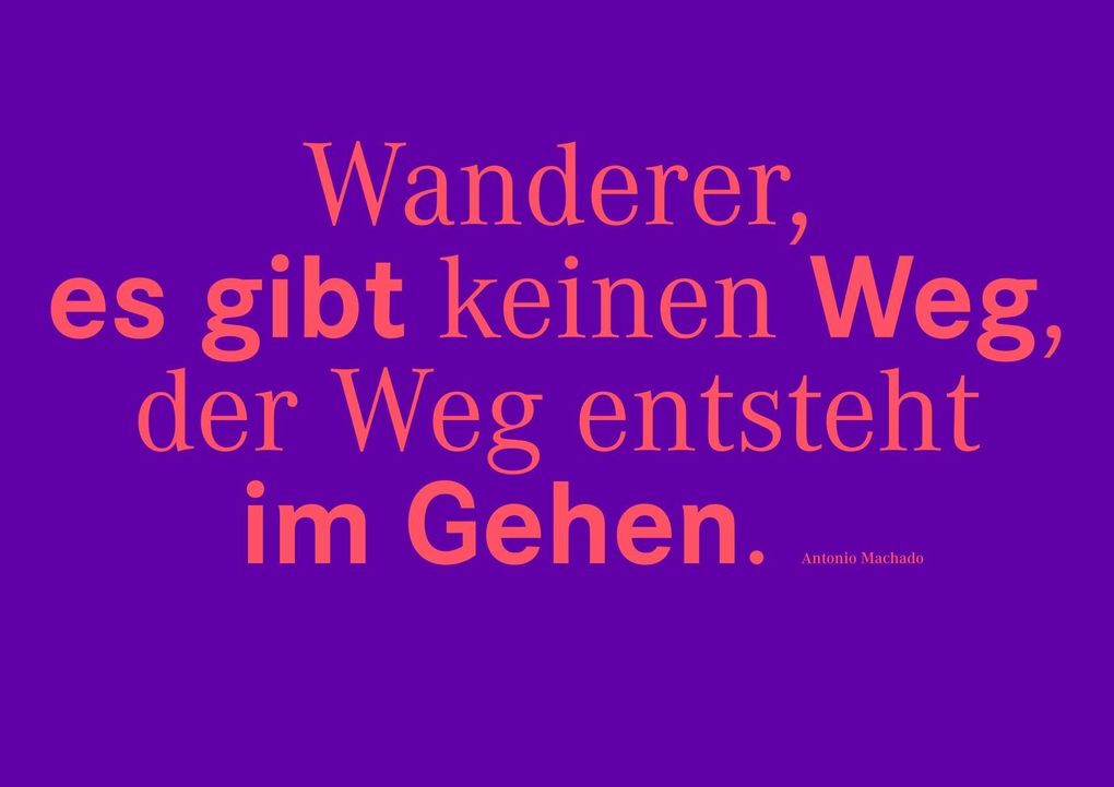 Weitere Ansicht: In der Komfortzone wächst nichts. Die schönsten Gärten blühen außerhalb. | Gitta Jacob