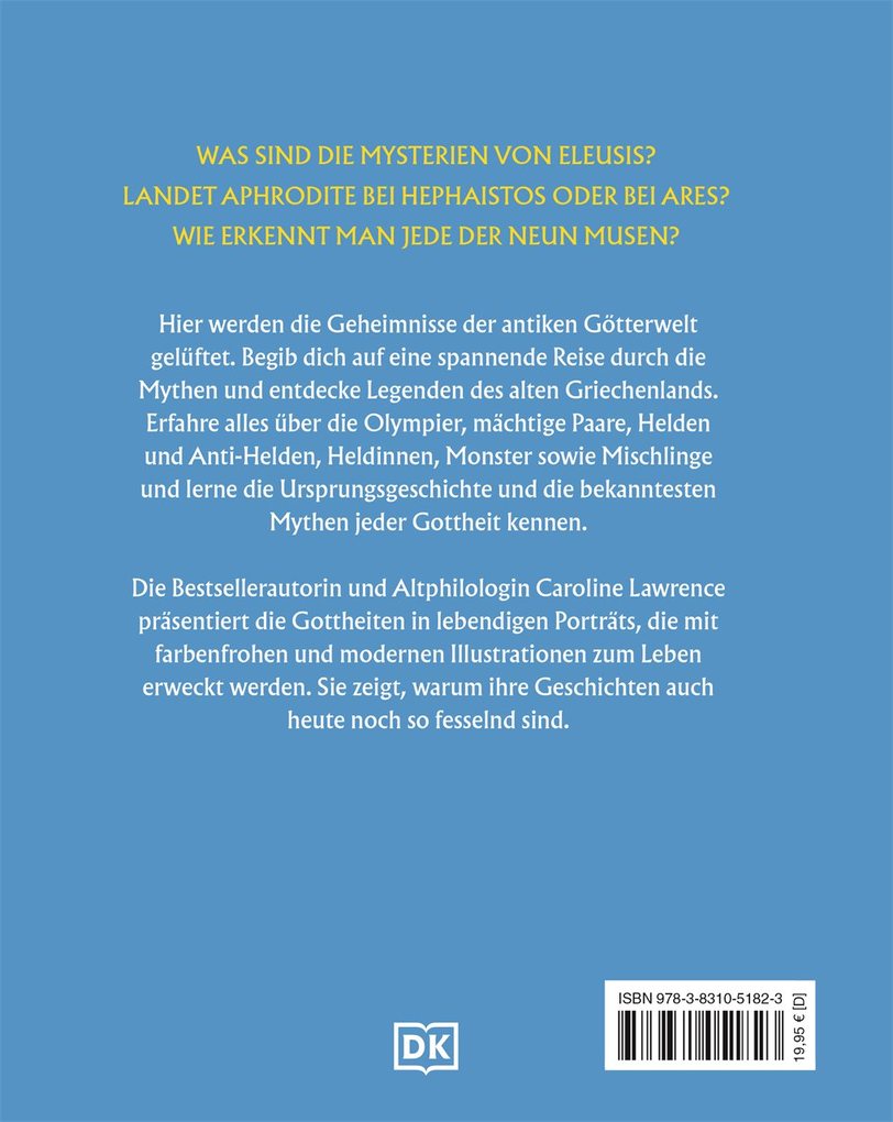 Weitere Ansicht: Göttinnen und Götter | Caroline Lawrence