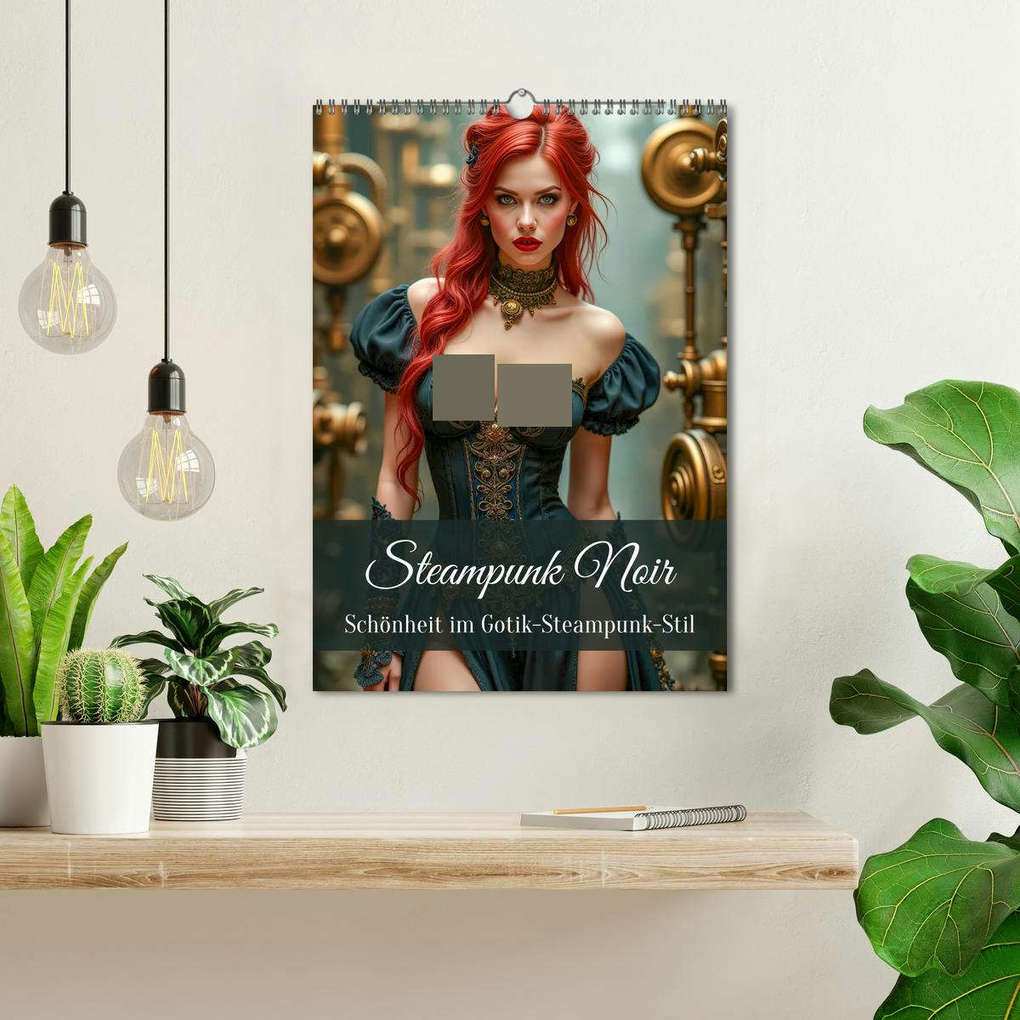 Weitere Ansicht: Steampunk Noir (Wandkalender 2026 DIN A3 hoch), CALVENDO Monatskalender | Calvendo, Ally Bee
