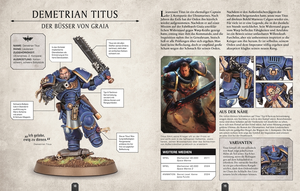 Weitere Ansicht: Warhammer 40.000 Lexikon der Figuren