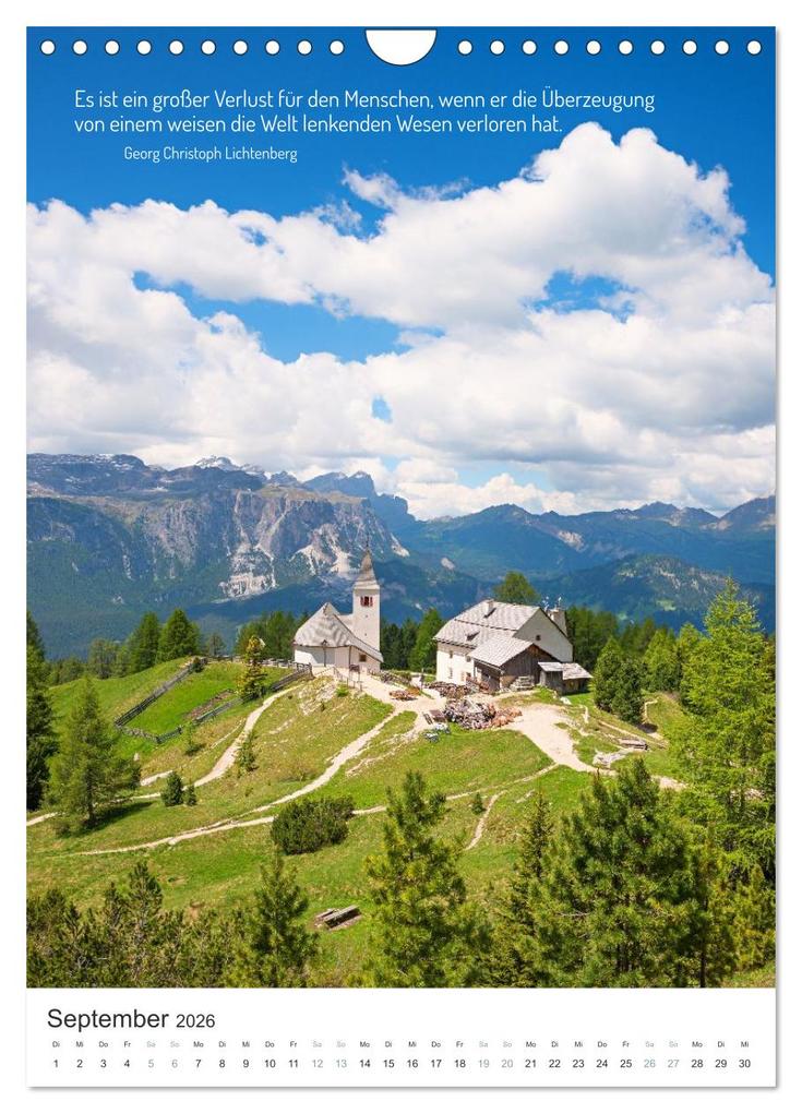 Weitere Ansicht: Christliche Natur-Poster 2026 (Wandkalender 2026 DIN A4 hoch), CALVENDO Monatskalender | SusaZoom SusaZoom, Calvendo, SusaZoom