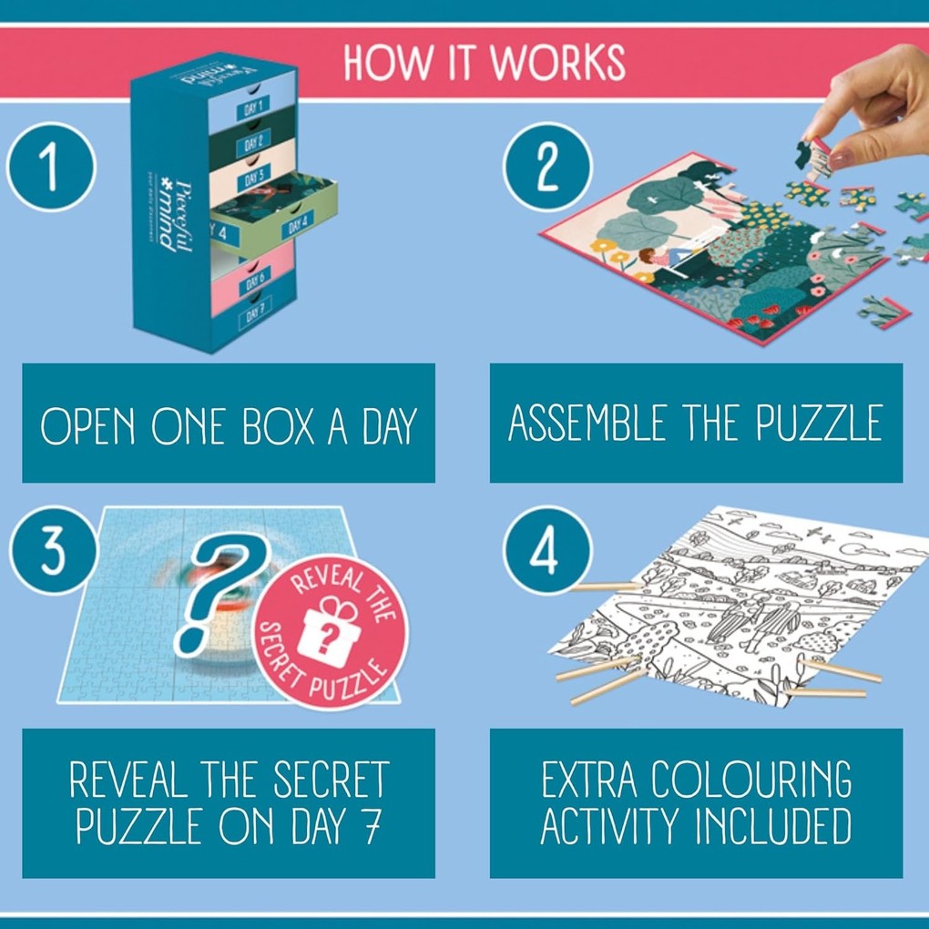 Weitere Ansicht: Pieceful mind - A piece of nature - Puzzle 54 Teile