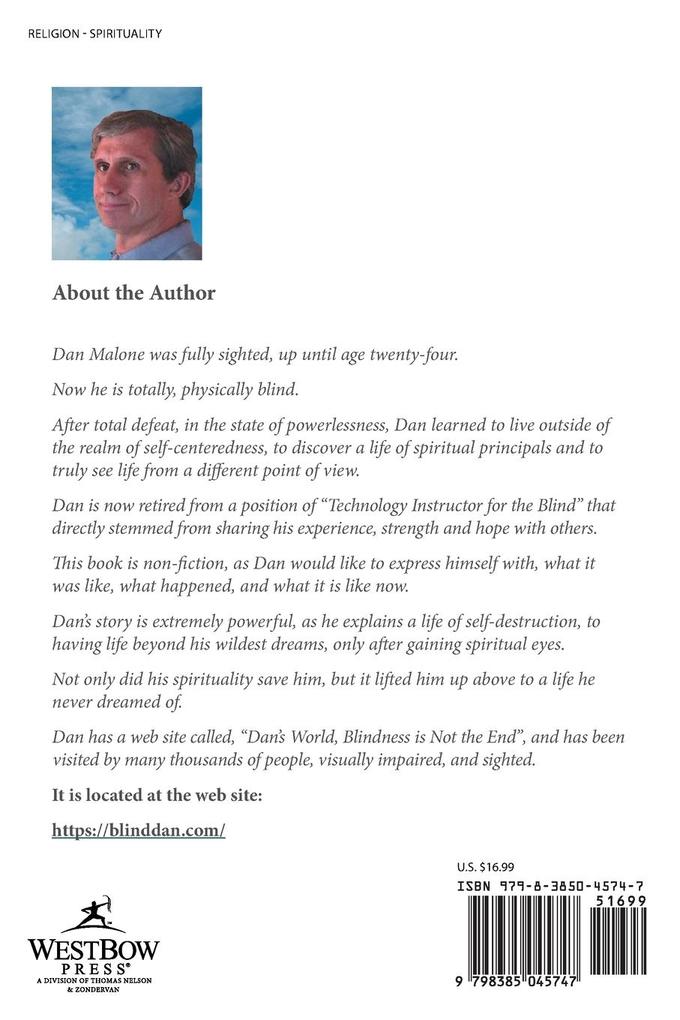 Weitere Ansicht: Blindness is not the end | Daniel Malone