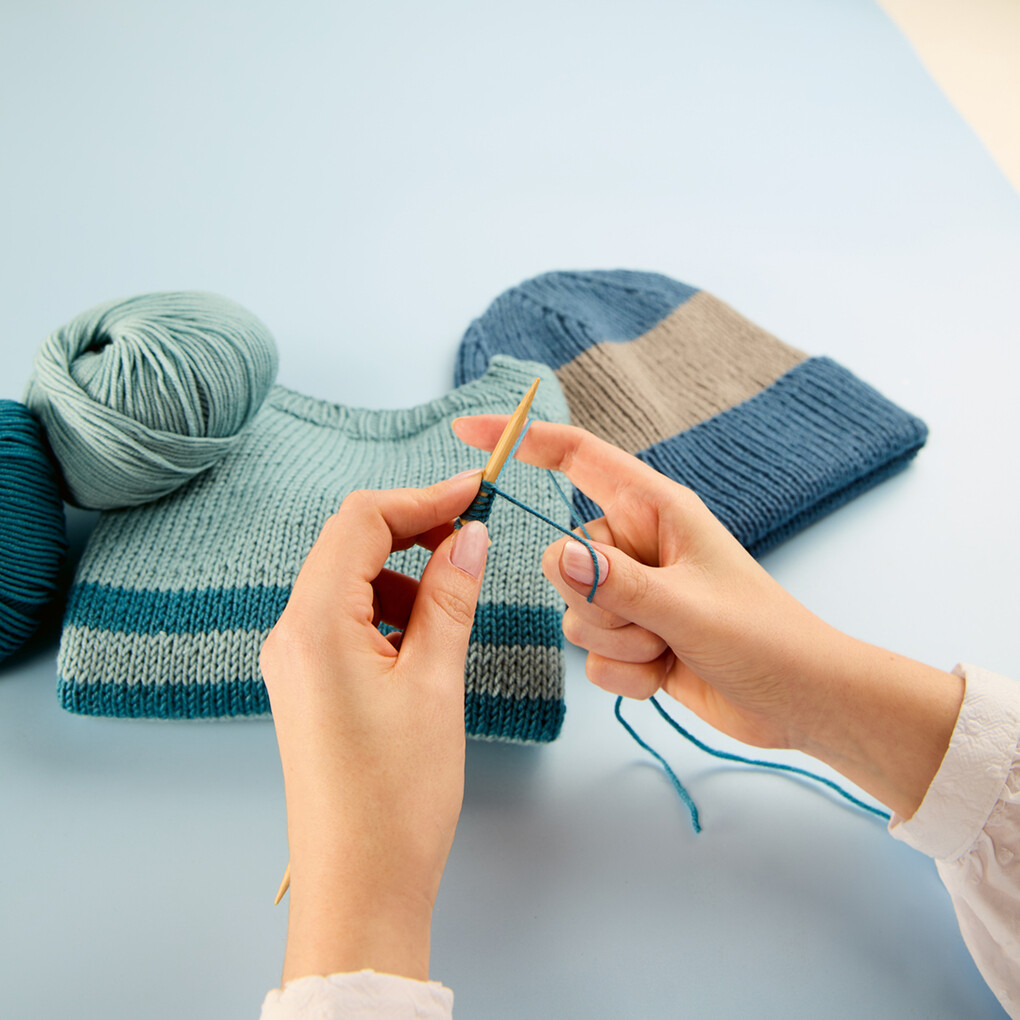 Weitere Ansicht: Stricken mit Links | Sandra Bunjes