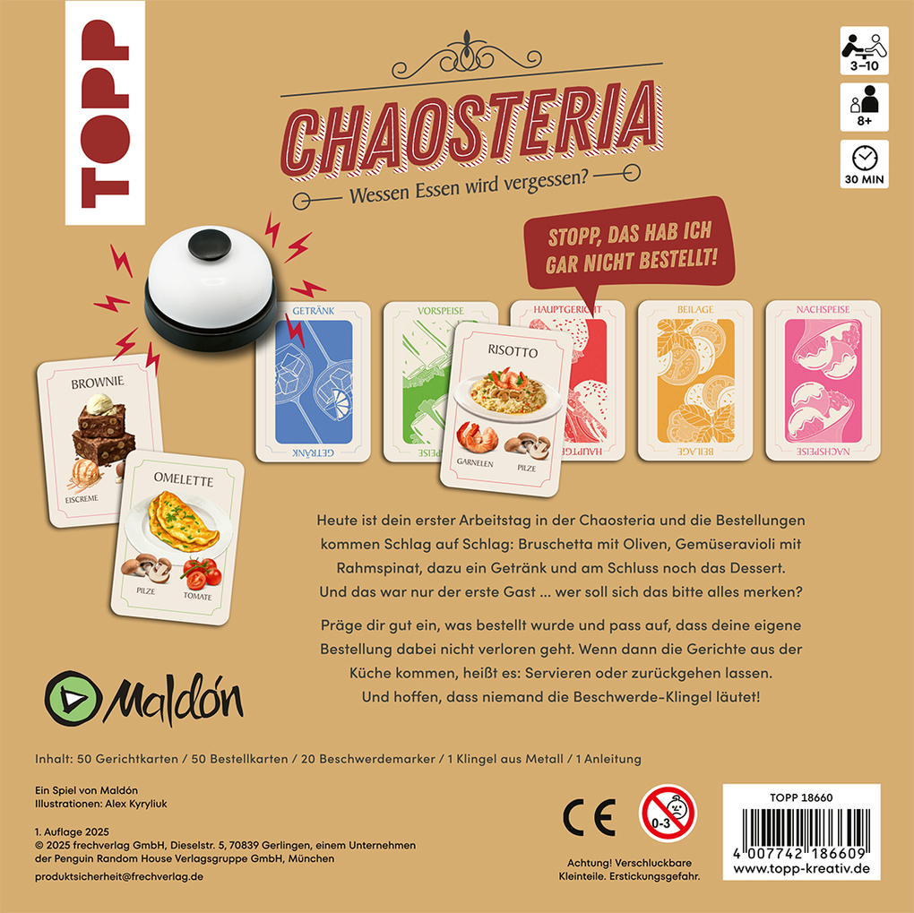 Weitere Ansicht: Chaosteria - Wessen Essen wird vergessen? | Maldón