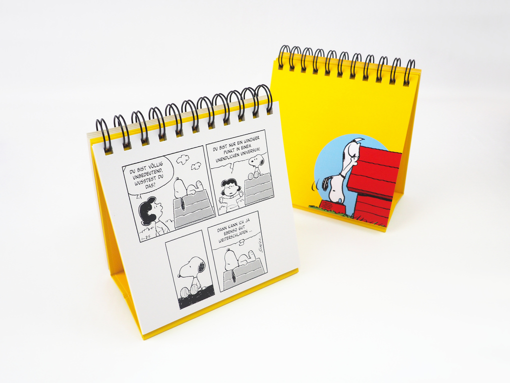 Weitere Ansicht: "Immer nach oben schauen ... das ist das Geheimnis des Lebens". Mit Snoopy gelassen durch den Tag (Tischaufsteller) | Charles M. Schulz