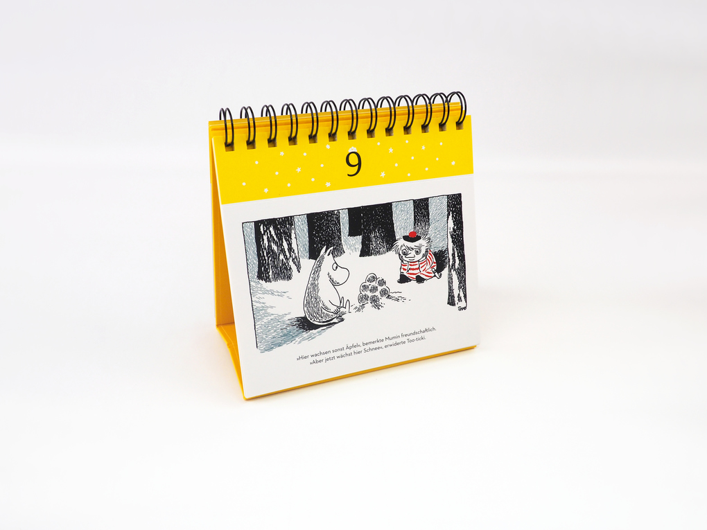 Weitere Ansicht: Mumins Adventskalender. 24 Postkarten für die Weihnachtszeit (Advents-Postkartenaufsteller) | Tove Jansson