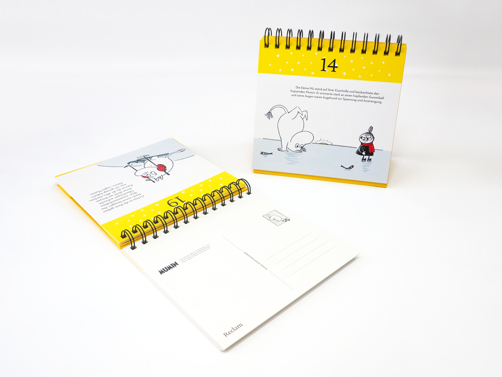 Weitere Ansicht: Mumins Adventskalender. 24 Postkarten für die Weihnachtszeit (Advents-Postkartenaufsteller) | Tove Jansson