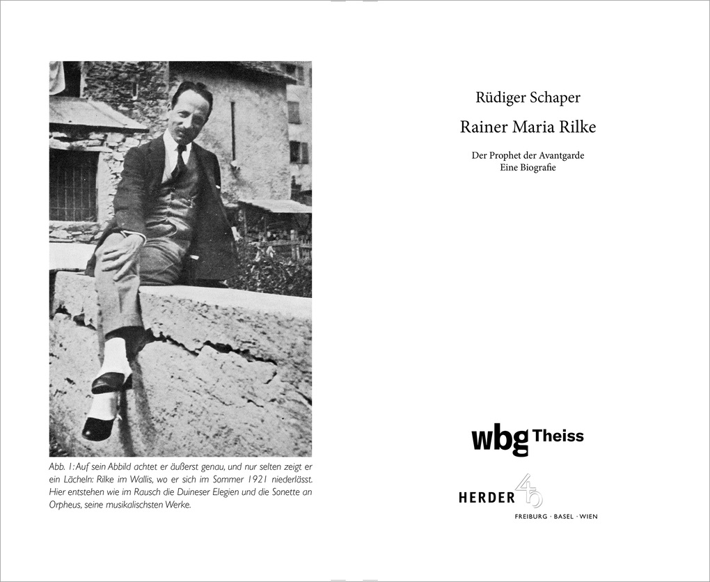 Weitere Ansicht: Rainer Maria Rilke | Rüdiger Schaper