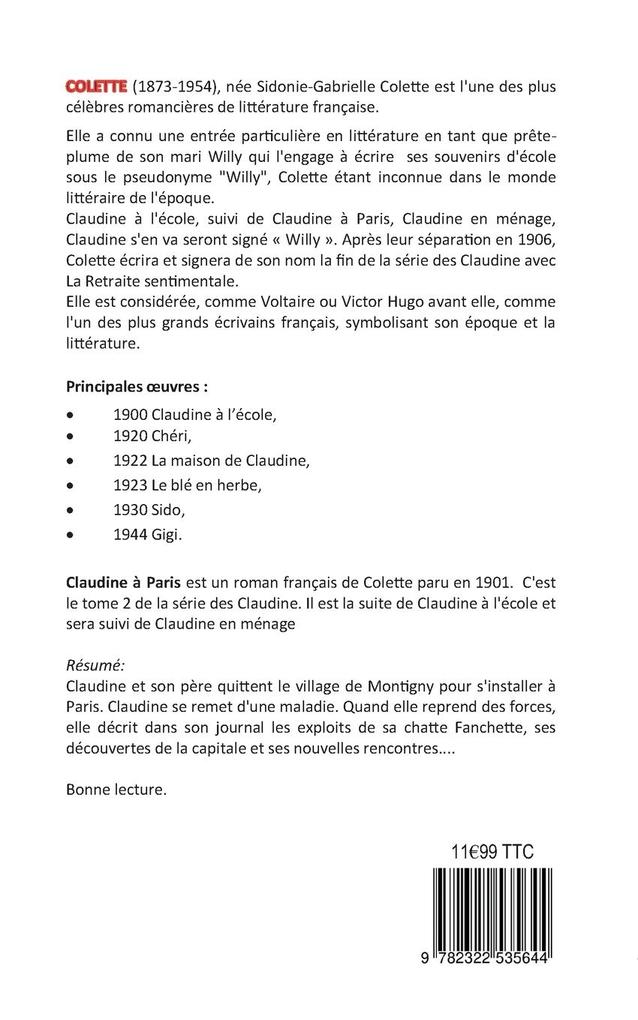 Weitere Ansicht: Claudine à Paris | Colette