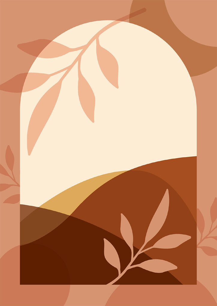 Weitere Ansicht: Design Paper Mindful Flow A6 | Ludmila Blum