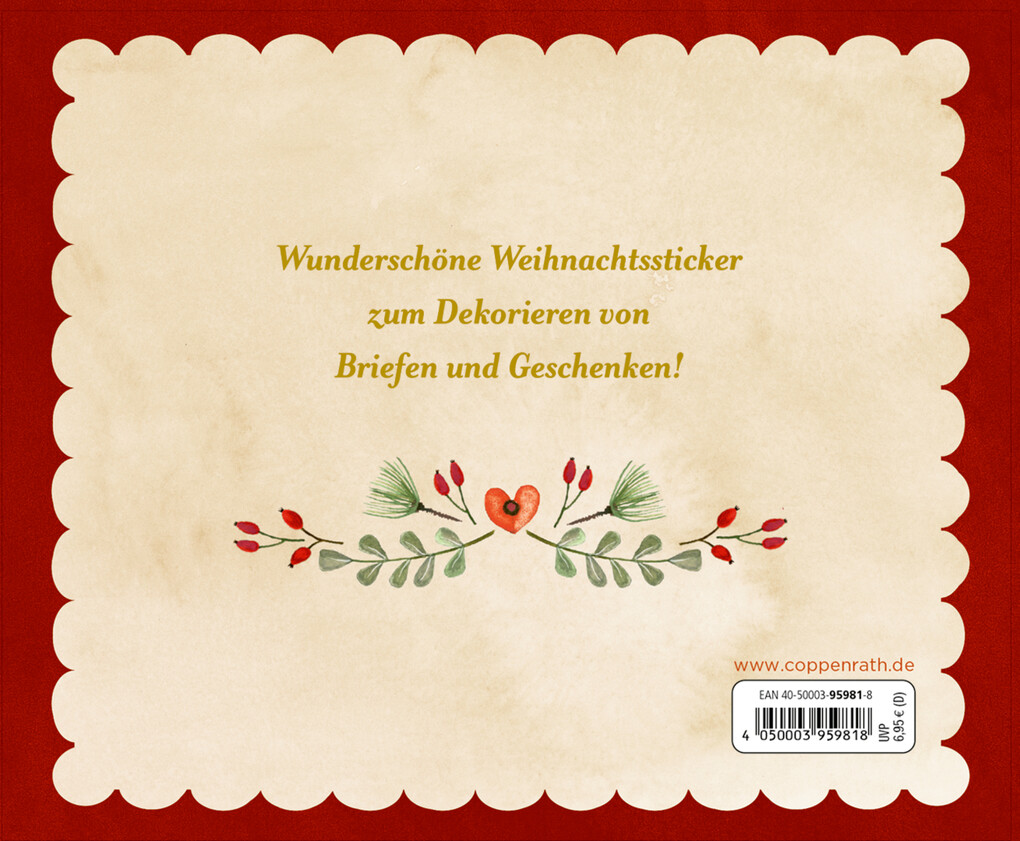 Weitere Ansicht: Stickerbuch - Zauberhafte Weihnachtssticker