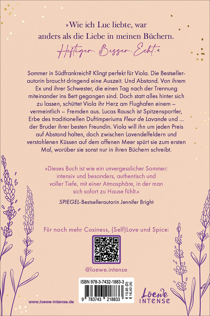 Weitere Ansicht: Fleur de Lavande (Band 1) - Wie du liebst | Gabriella Santos de Lima