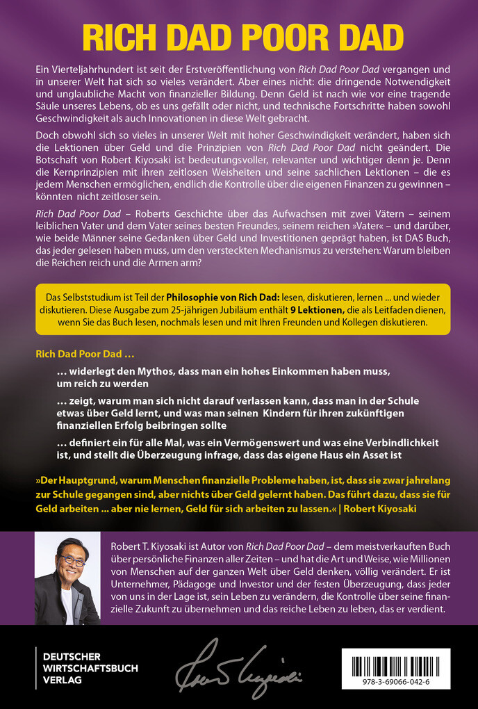Weitere Ansicht: Rich Dad Poor Dad | Robert T. Kiyosaki