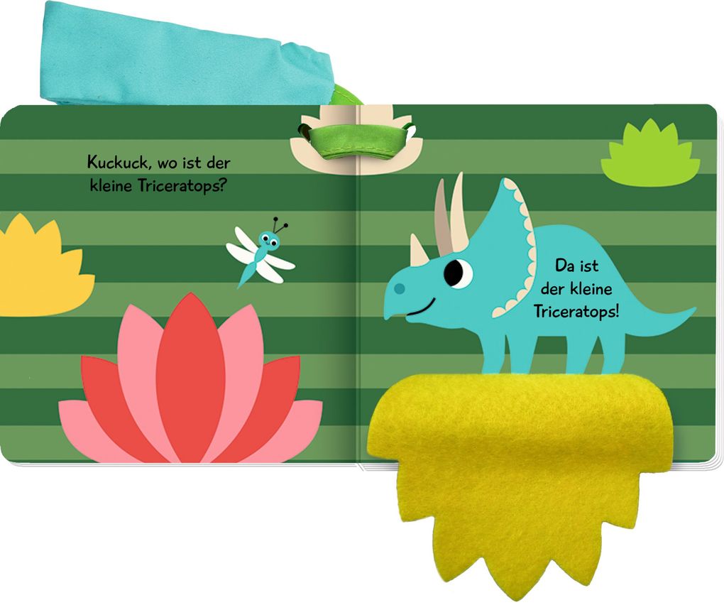 Weitere Ansicht: Mein Filz-Fühlbuch für den Buggy: Kuckuck, kleiner Dino!