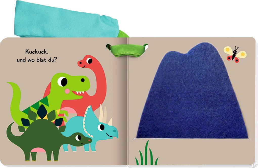 Weitere Ansicht: Mein Filz-Fühlbuch für den Buggy: Kuckuck, kleiner Dino!