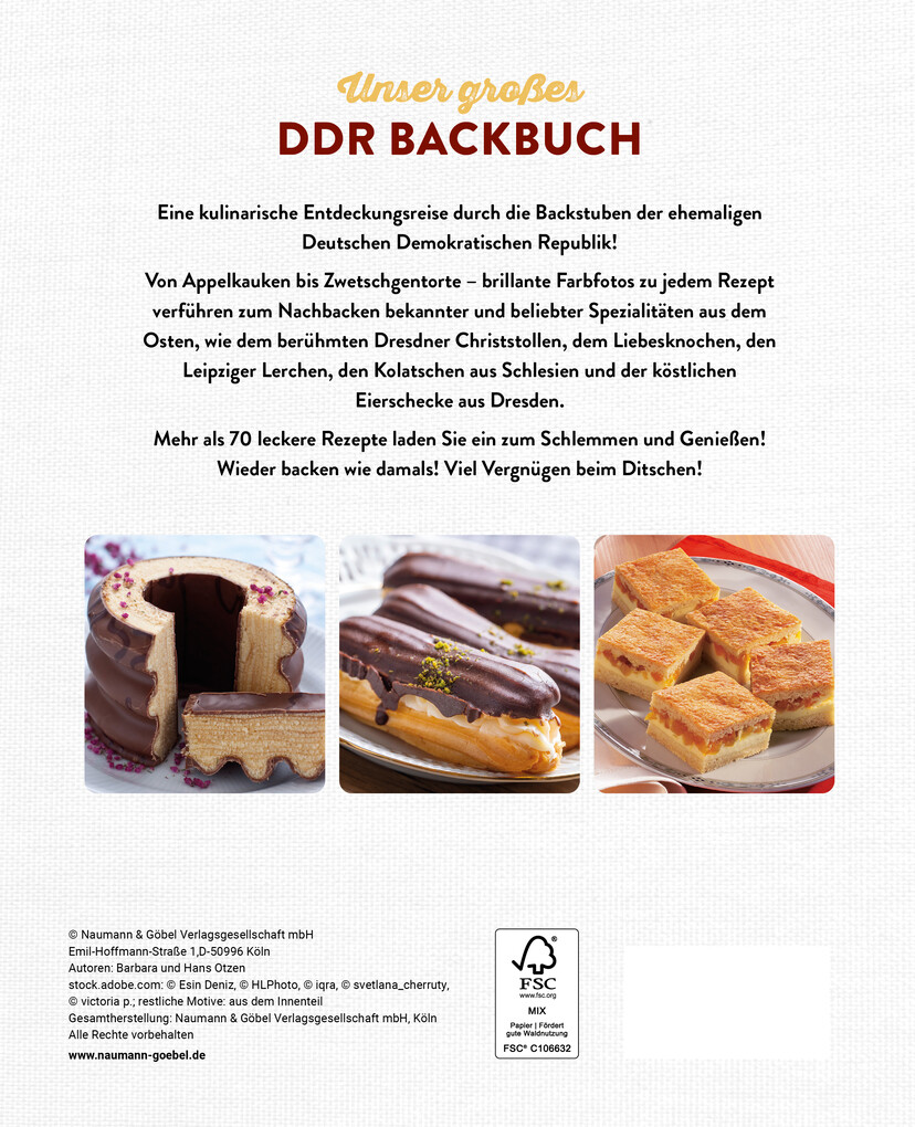 Weitere Ansicht: Unser großes DDR Backbuch