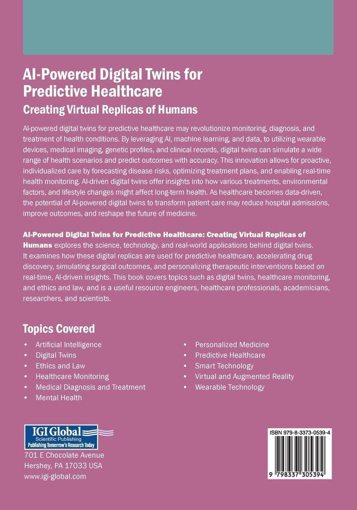 Weitere Ansicht: AI-Powered Digital Twins for Predictive Healthcare