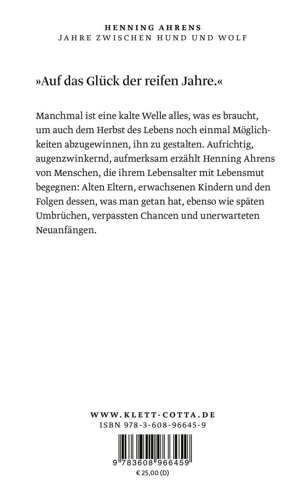 Weitere Ansicht: Jahre zwischen Hund und Wolf | Henning Ahrens