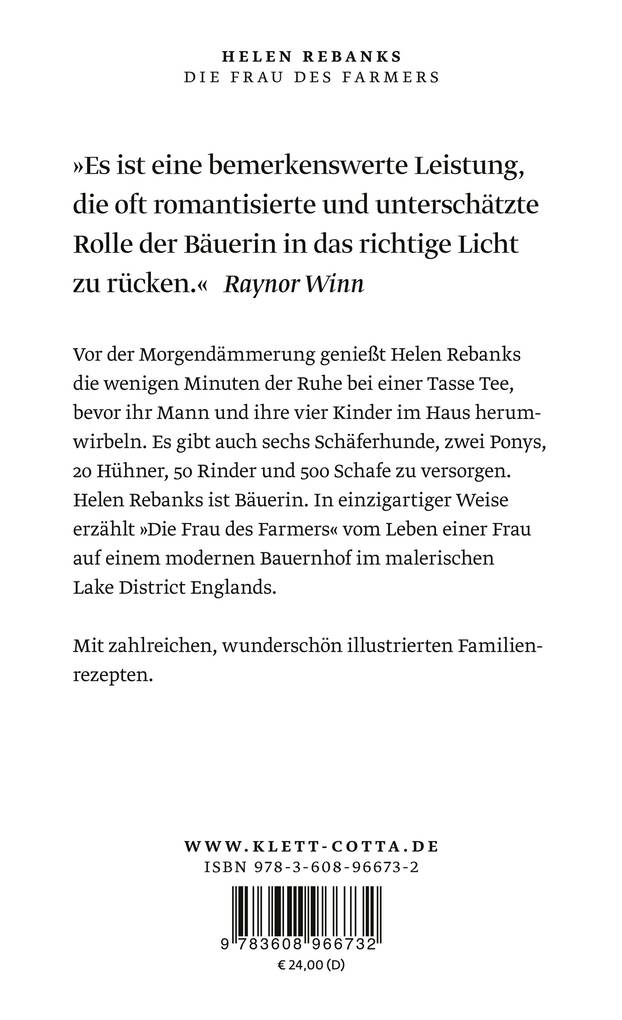 Weitere Ansicht: Die Frau des Farmers | Helen Rebanks