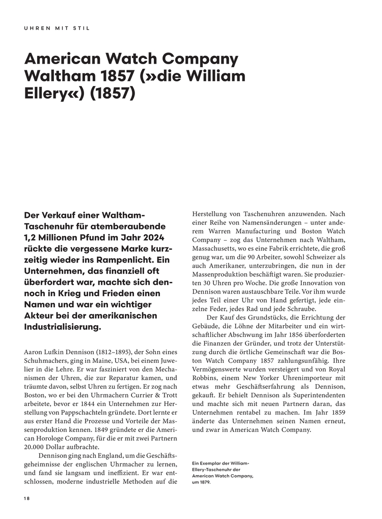 Weitere Ansicht: Uhren mit Stil | Colin Salter