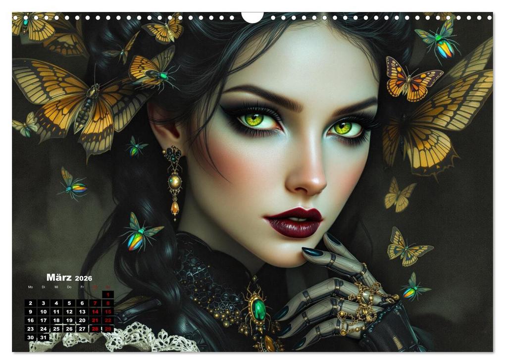 Weitere Ansicht: Goth Fantasie (Wandkalender 2026 DIN A3 quer), CALVENDO Monatskalender | Calvendo