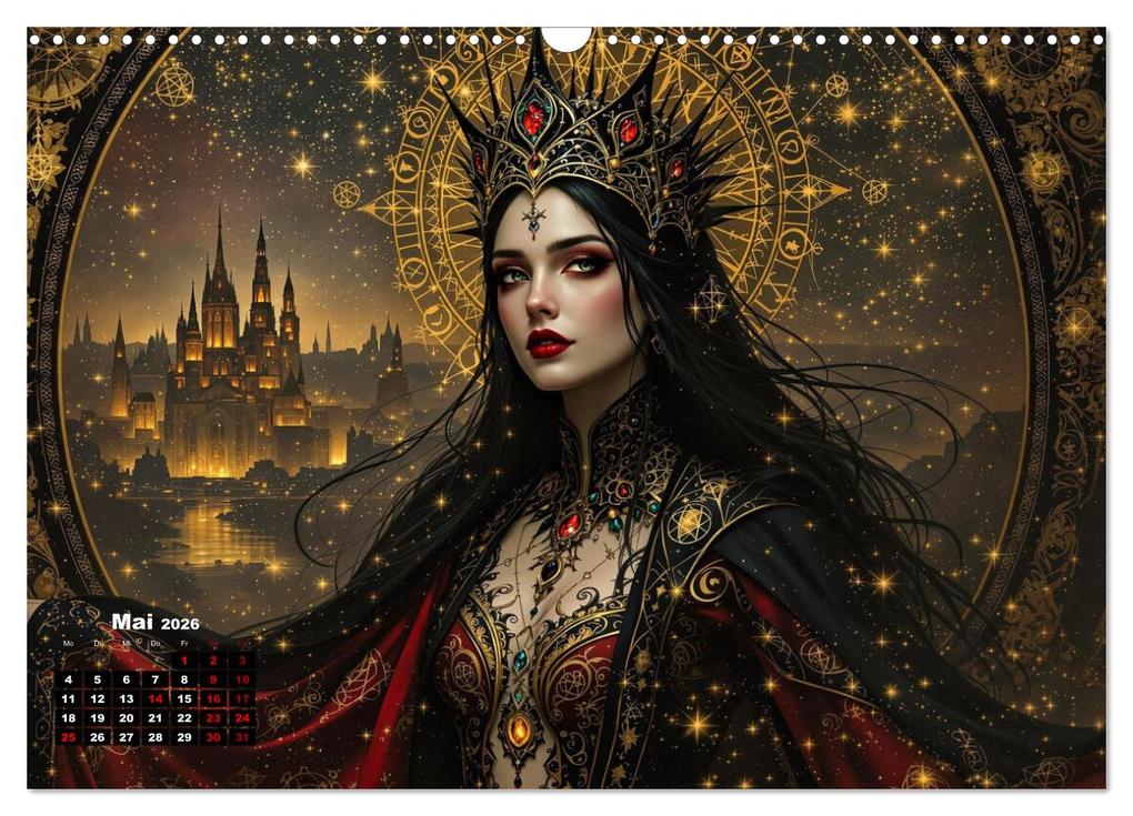 Weitere Ansicht: Goth Fantasie (Wandkalender 2026 DIN A3 quer), CALVENDO Monatskalender | Calvendo