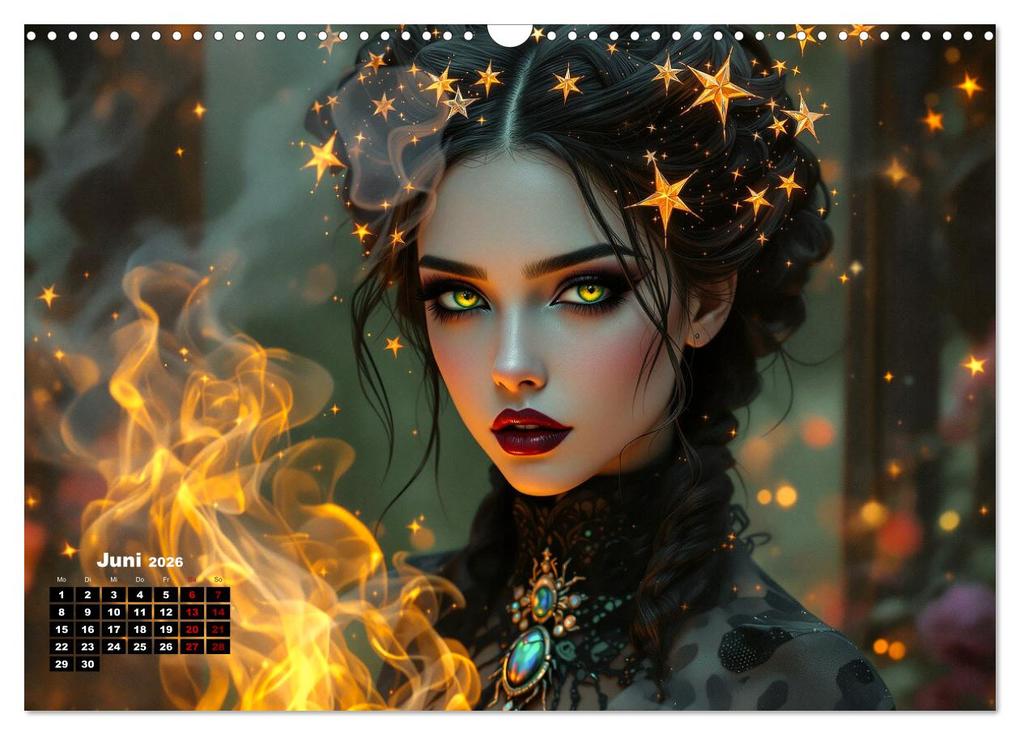 Weitere Ansicht: Goth Fantasie (Wandkalender 2026 DIN A3 quer), CALVENDO Monatskalender | Calvendo