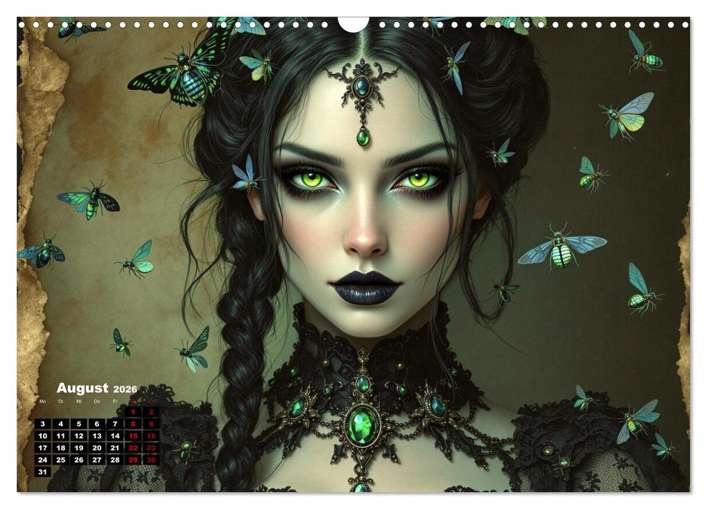 Weitere Ansicht: Goth Fantasie (Wandkalender 2026 DIN A3 quer), CALVENDO Monatskalender | Calvendo