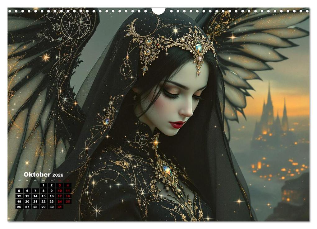 Weitere Ansicht: Goth Fantasie (Wandkalender 2026 DIN A3 quer), CALVENDO Monatskalender | Calvendo