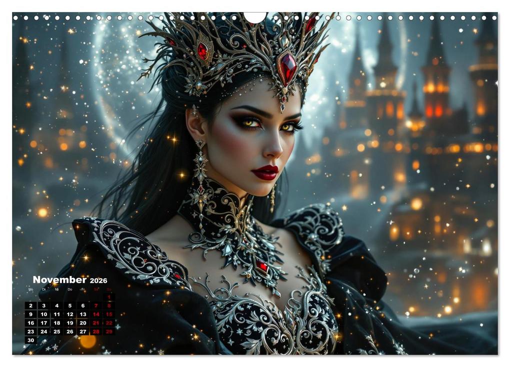 Weitere Ansicht: Goth Fantasie (Wandkalender 2026 DIN A3 quer), CALVENDO Monatskalender | Calvendo