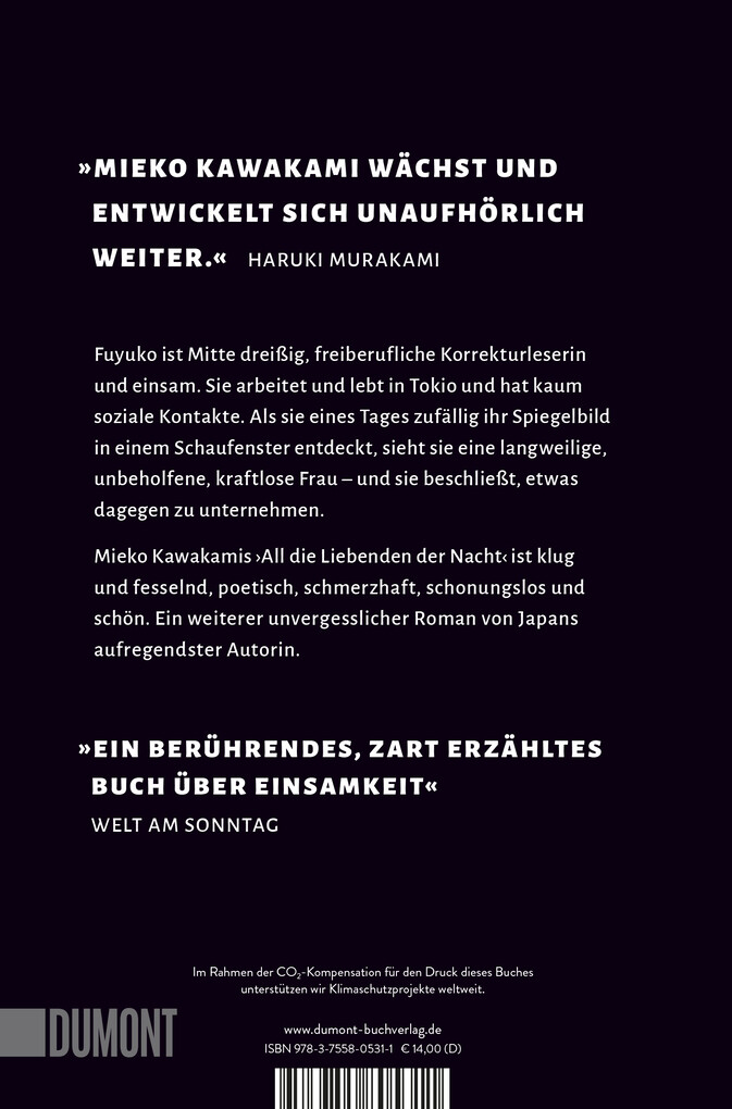 Weitere Ansicht: All die Liebenden der Nacht | Mieko Kawakami