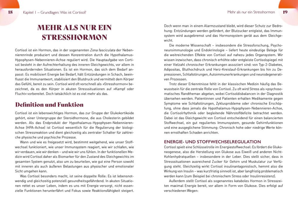 Weitere Ansicht: Die Cortisol-Formel | Christina Winzig