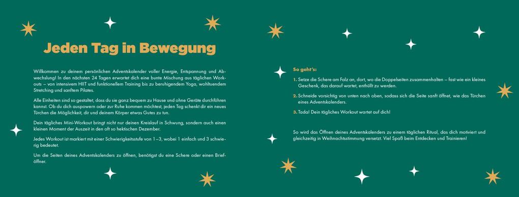 Weitere Ansicht: 24 Workouts für den Advent | Katharina Herdener