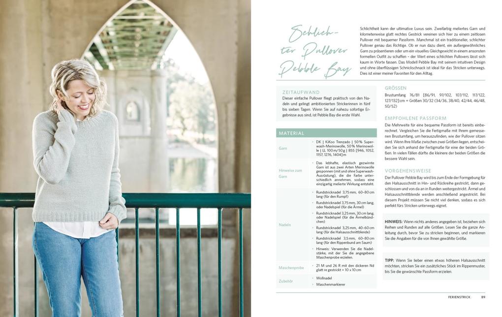 Weitere Ansicht: Nahtlose Pullover stricken in 2 Wochen | Marie Greene, @oliveknits