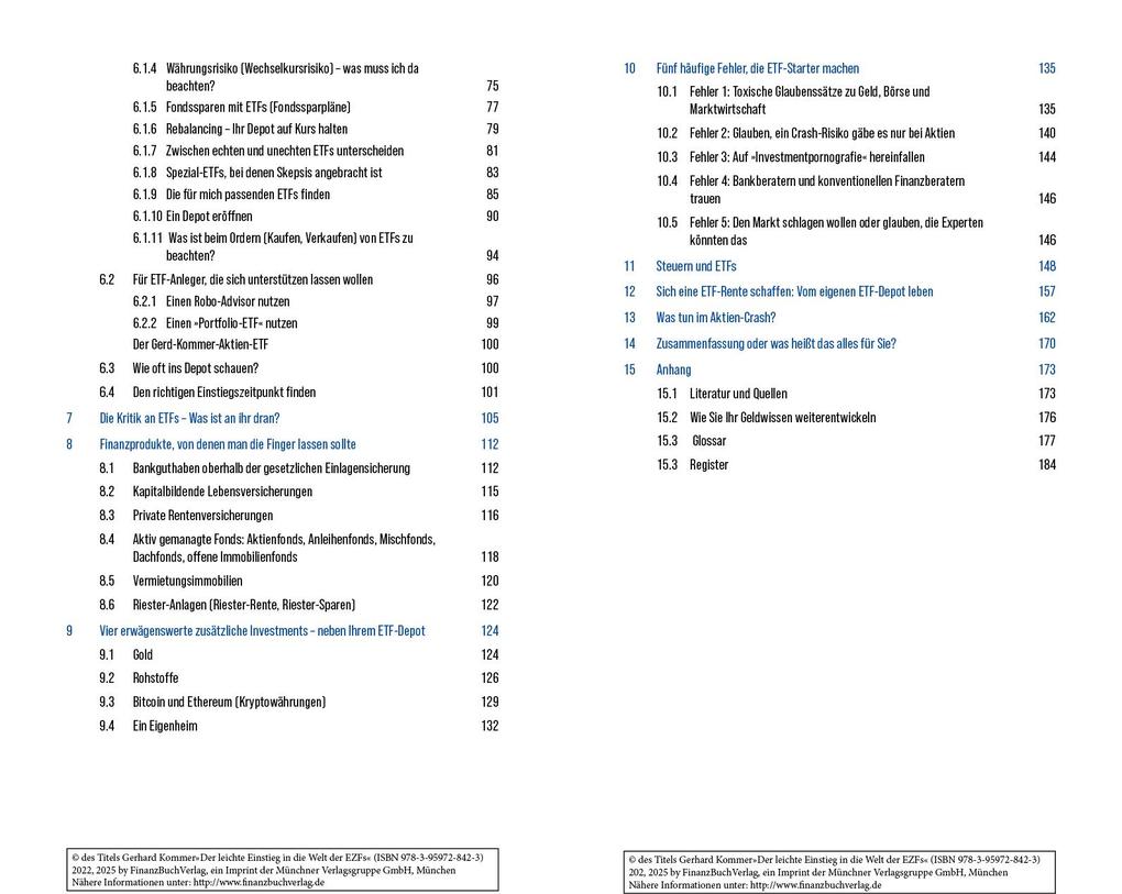 Weitere Ansicht: Der leichte Einstieg in die Welt der ETFs | Gerd Kommer