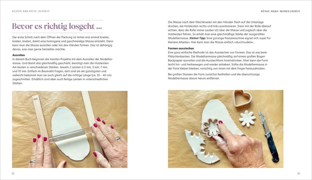 Weitere Ansicht: Kleine kreative Auszeit: Süße Deko modellieren | Ina Mielkau