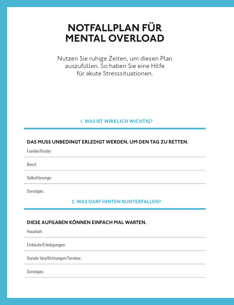 Weitere Ansicht: Freier Kopf statt Mental Load | Katharina Wick, Sara Pierbattisti-Spira